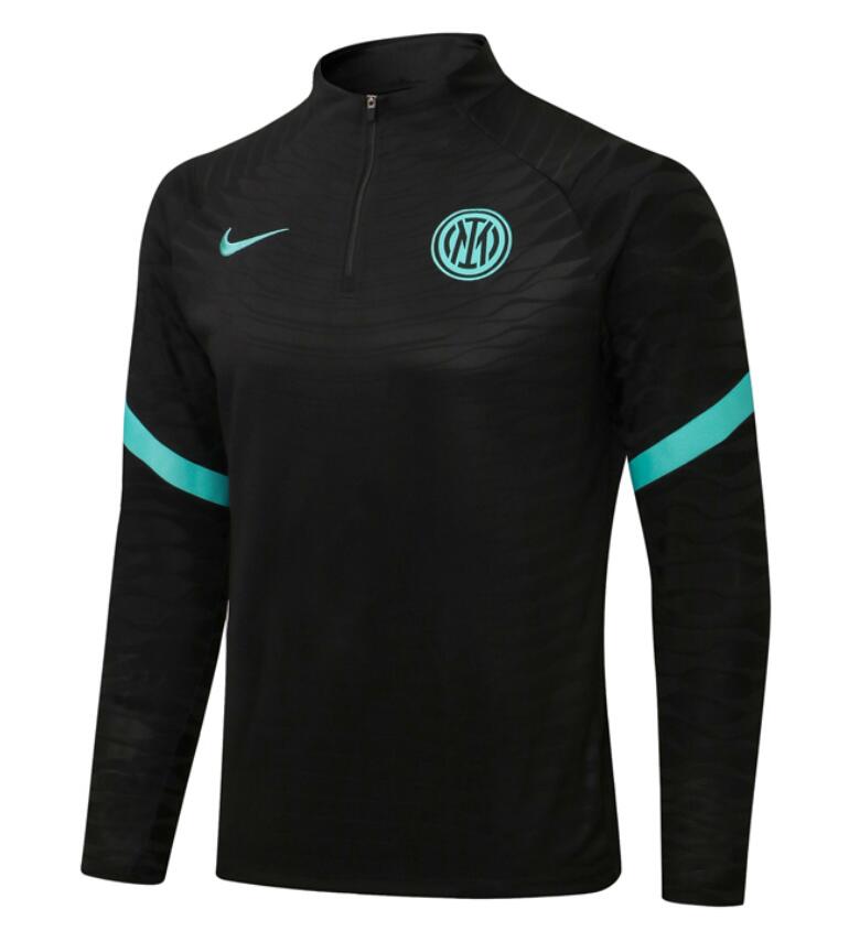 2021/22 Inter Milan Black Green Training Sweatshirt